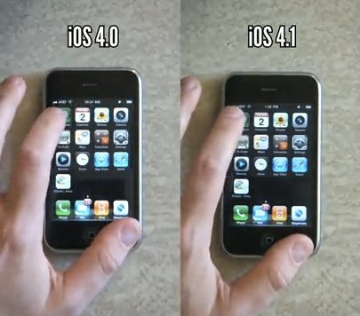 iOS 4.1 mejora notablemente el rendimiento del iPhone 3G