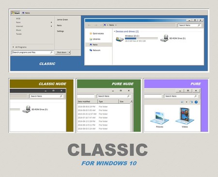 Cómo instalar el tema clásico en Windows