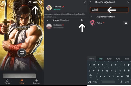 Cómo encontrar y agregar amigos en Google Stadia