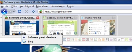 Tab Sidebar, miniaturas de las pestañas de Firefox al estilo Opera 10