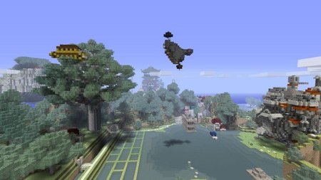 El Estudio Ghibli a través de los ojos cuadriculados de 'Minecraft'
