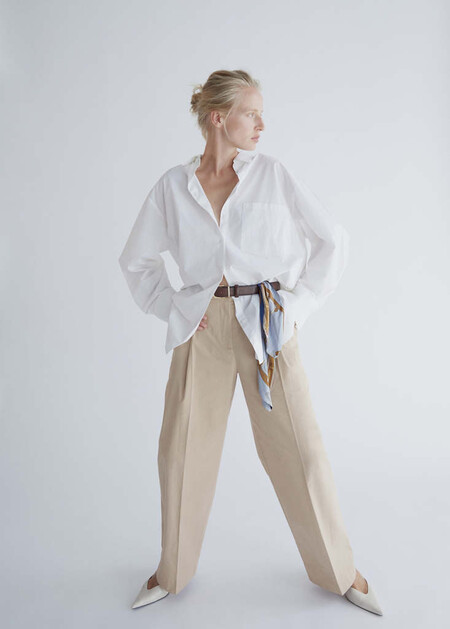 pantalón recto pinzas