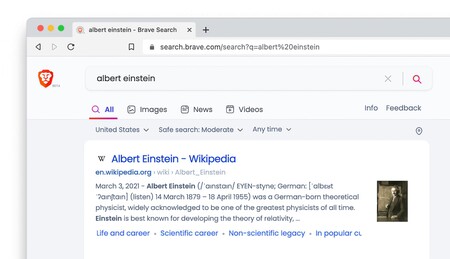Brave Search será desde hoy el buscador por defecto en Brave sustituyendo a Google y a DuckDuckGo