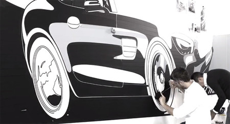 Así se hace un Mercedes-AMG GT con cinta aislante