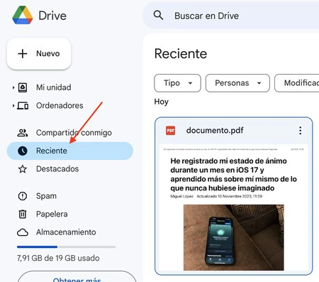 最近のグーグルドキュメント