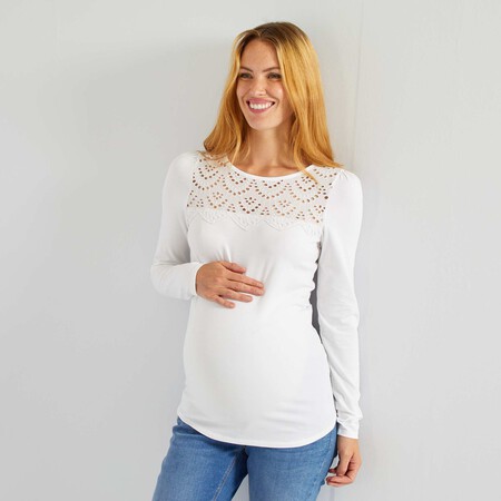 Camiseta Premama Blanco Premama Yi875 2 Zc1