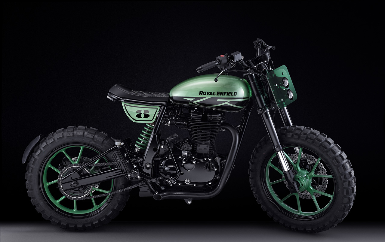 Royal Enfield Green Fly. Rompedora, sencilla y adicta al campo honda 150 motorcycles motor wiring 