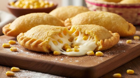 Empanadas de elote y queso mozarella: El complemento perfecto para acompañar el atole, rinden 12 porciones