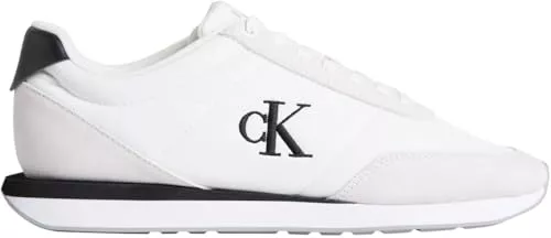 Calvin Klein Runner Sneaker Hombre Retro Mix con Logotipo