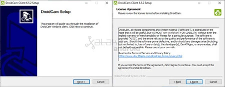 ドロイドカメラのセットアップ
