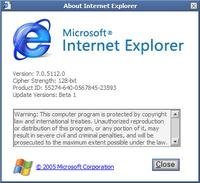 Internet Explorer 7 beta 2 para descargar