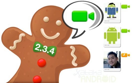 Android 2.3.4 con Google Talk Video