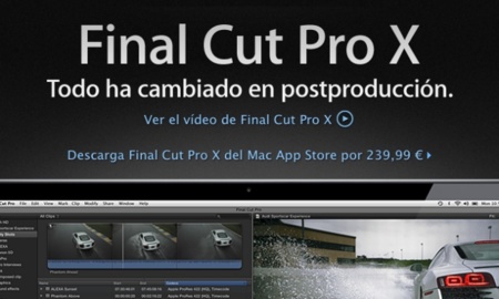 Final Cut Pro X se actualiza para permitir edición con varios ángulos y mejoras de compatibilidad
