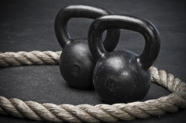 kettlebells