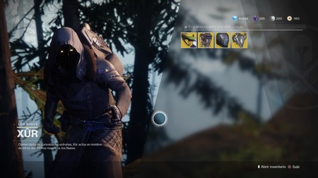 Destiny 2: ubicación de Xur y equipamiento (del 6 al 10 de octubre)