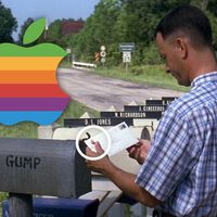 En la película Forrest Gump, Apple filtró un producto ocho años antes de lanzarse. Puede verse a partir del minuto 102 
