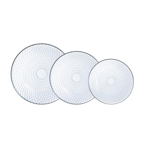 Luminarc Vajilla de vidrio Pampille Clear 18 piezas