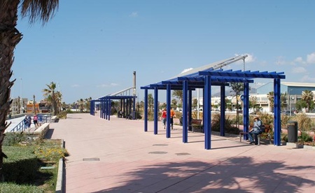 Pérgola solar smartcity Málaga Endesa