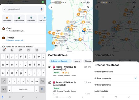 localizar la gasolinera más barata con Waze