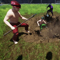 Cuesta menos de 5 euros, acaba de salir en Steam y es un cooperativo loquísimo: cavar, cavar y cavar con una pala hasta que te sangren las manos