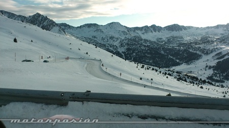 Audi winter driving experience llegando a Soldeu 02