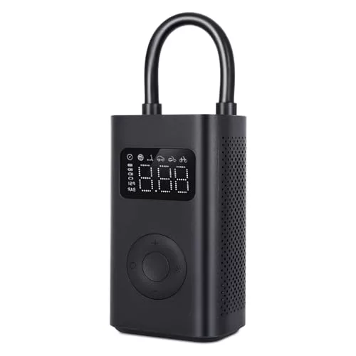 Xiaomi Mijia Compresor Aire Portatil 2, Inflador 2 Xiaomi 150 PSI 6 Modos con Recargable de 2000 mAh, Compresor con Pantalla LCD con Sensor de Presión para Coche, Bicicleta, Moto, Pelota (2S)