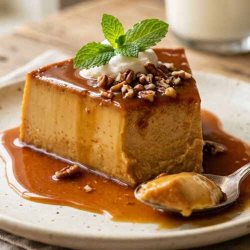 Cómo hacer un flan de queso crema con cajeta sin horno ni olla exprés: queda súper cremoso con solo 6 ingredientes 