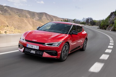 Kia EV6 rojo