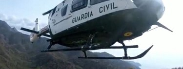 Un helicóptero de la Guardia Civil intercepta a siete moteros en pleno monte. Ha habido multas, pero también una gran polémica 