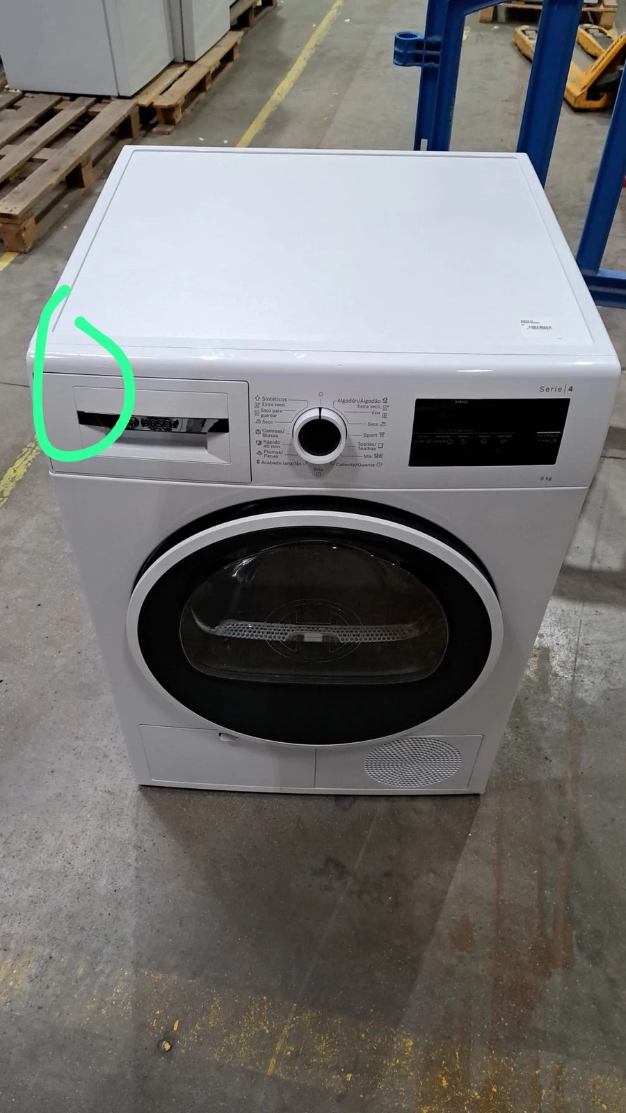 Secadora bomba de calor - Bosch WTR83200ES, Serie 4, 8 kg, 11 programas, Auto