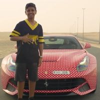 "Papá, le voy a poner al Ferrari F12Berlinetta un vinilo de Louis Vuitton" y pasa esto