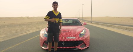 "Papá, le voy a poner al Ferrari F12Berlinetta un vinilo de Louis Vuitton" y pasa esto
