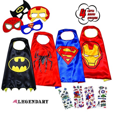 Una manera diferente de enfocar los disfraces de superhéroes: pack de 4 disfraces Legendary por 24,98€