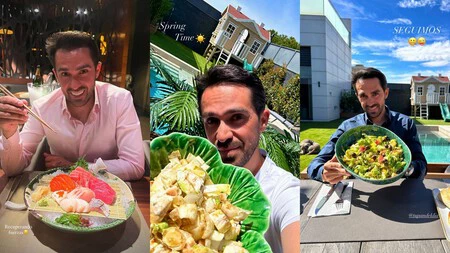 Alberto Contador 43 Anos Antes De Las Etapas Desayunaba Arroz Tortilla Jamon Y Queso Y Todo Con Aceite A Base De Bien