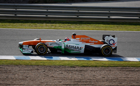 James Rossiter Force India Jerez 2013