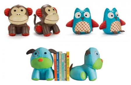 Bonitos sujetalibros infantiles con forma de animal