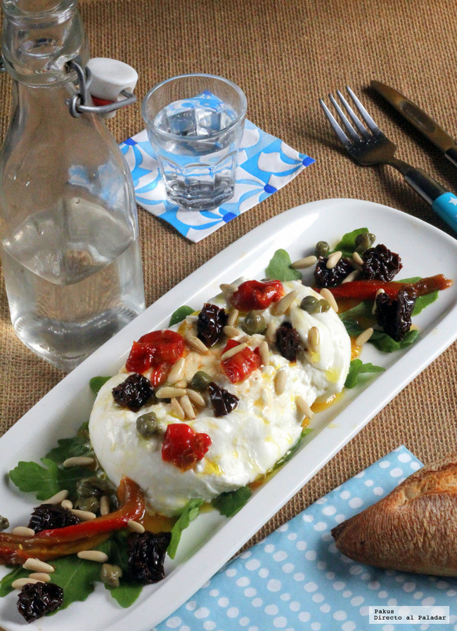 Ensalada de burrata