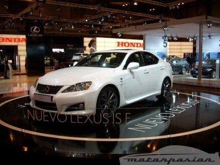 Lexus trae el IS-F de 423 CV al Salón de Madrid