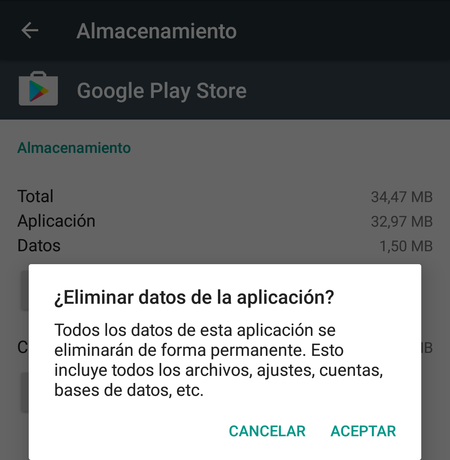 Eliminar Datos De La Aplicacion