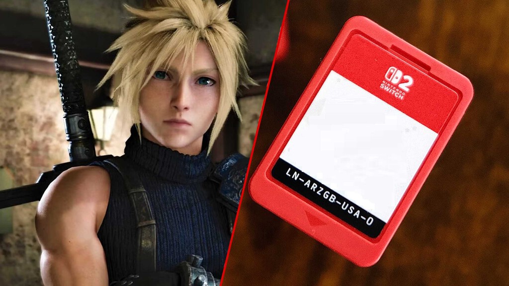 Nintendo Switch 2 tiene un serio problema de almacenamiento: Final Fantasy 7 Remake no cabe en el cartucho y necesitas descargarlo