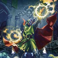 Alguien ha traducido las runas de la chaqueta de Robert Downey Jr. en la Comic-Con de San Diego y revelan lo que quiere Dr. Doom 