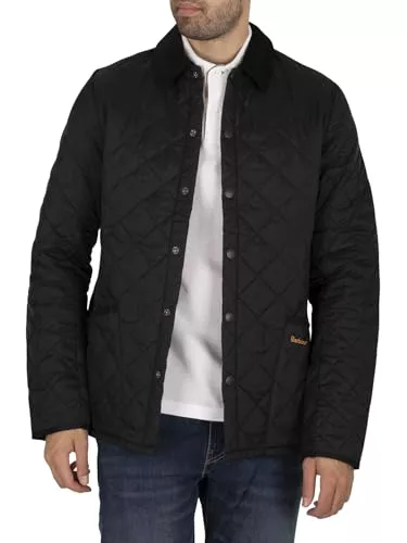 Barbour Hombre Chaqueta Acolchada Heritage Liddesdale, Black, L