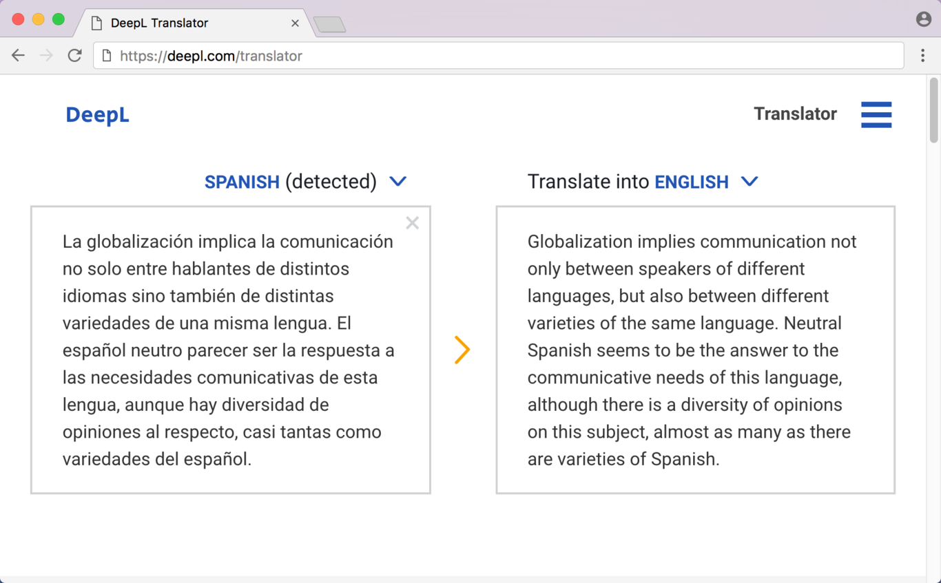 por ahora traductor italiano espanol