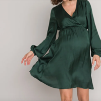 Cinco prácticos vestidos premamá de primavera que encuentras rebajados en La Redoute 