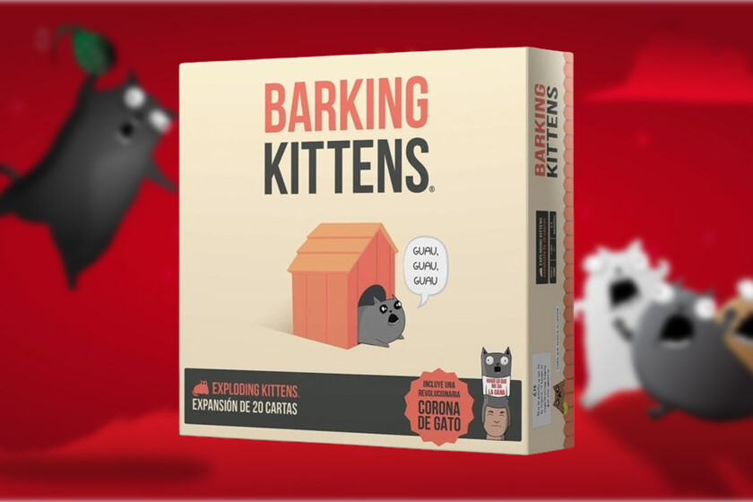 EXPLODING KITTENS Barking - Juego de Mesa en Español