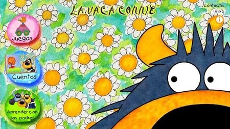 Juegos y cuentos interactivos de la vaca Connie