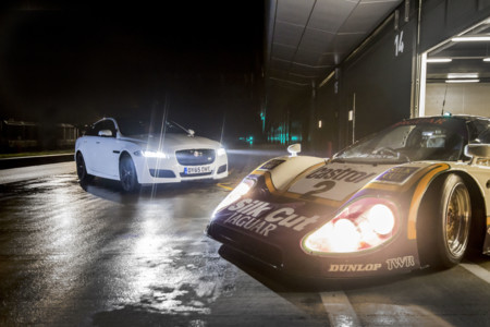 Jaguar XJ-R9 LM, a 400 km/h las luces solo servían para iluminar las referencias en Le Mans