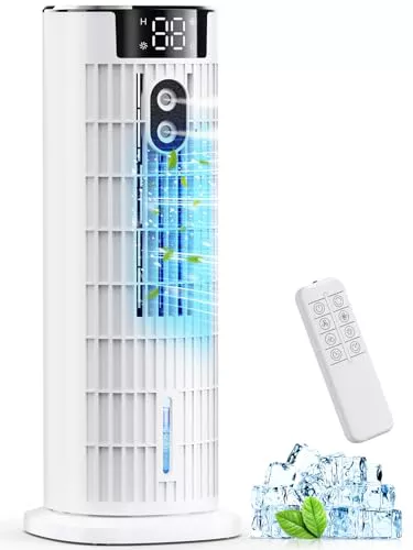 Aire Acondicionado Portátil,Enfriador de Aire 6 in 1 Climatizador Evaporativo