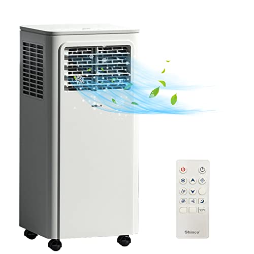 SHINCO 7000BTU Aire Acondicionado Portátil con Función 3 en 1