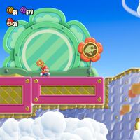 Gorra paracaídas 2 al 100% en Super Mario Bros. Wonder